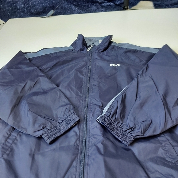 FILA Windbreaker Men's XL Two Tone Blue - Picture 5 of 15